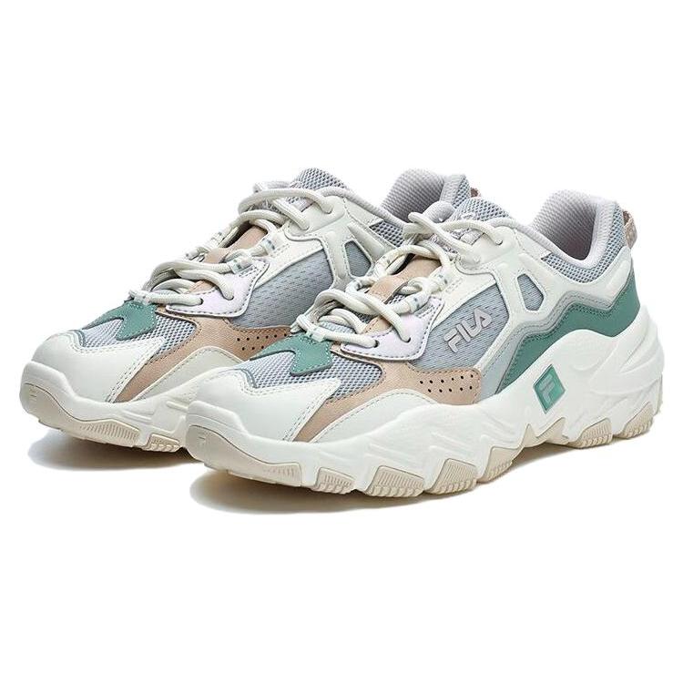 New FILA Predator 2 Sneakers 'White Grey Green' Women's F12W322105FLS