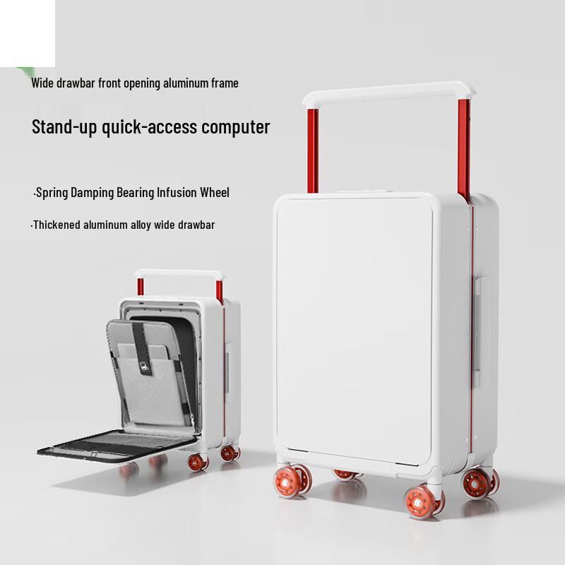 Xiao Yan Lightweight Front-Open PC Hardside Spinner Luggage
