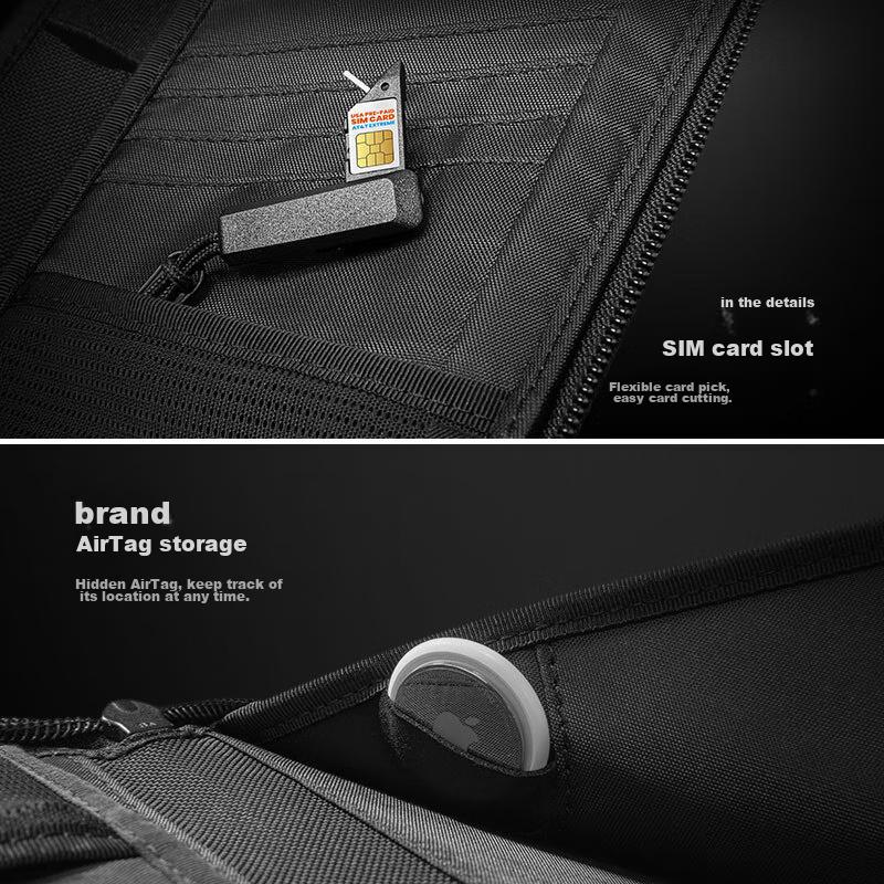 tomtoc Passport Holder, Document Organizer, Large Capacity Travel Card Holder, RFID Anti-Theft Wallet, Water-Resistant T03