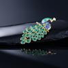 Fashion Luxury Animal Rhinestone Peacock Brooches For Women Clothing Coat Jewelry Accessories Gifts
