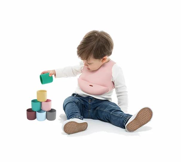 Silicone Cup for Children 180 Ml 6m+ MinikOiOi Beige