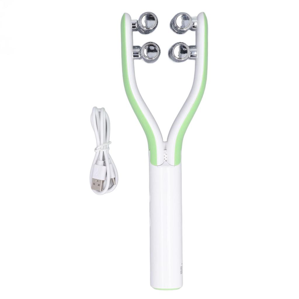 RF Facial Massage Roller 3 Levels Microcurrent Tightening Lifting Y Shaped 3D Face Massage Tool Ligh