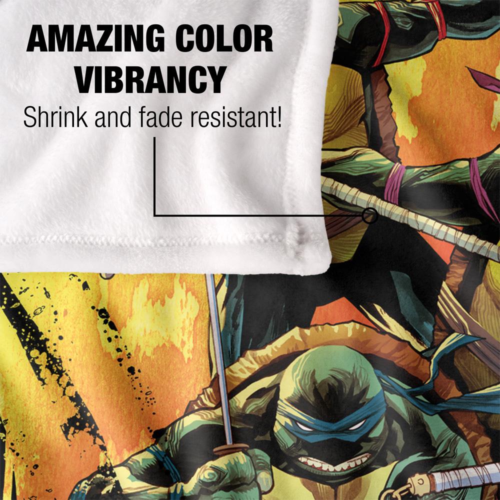 TMNT Silky Splash Supersoft Blanket