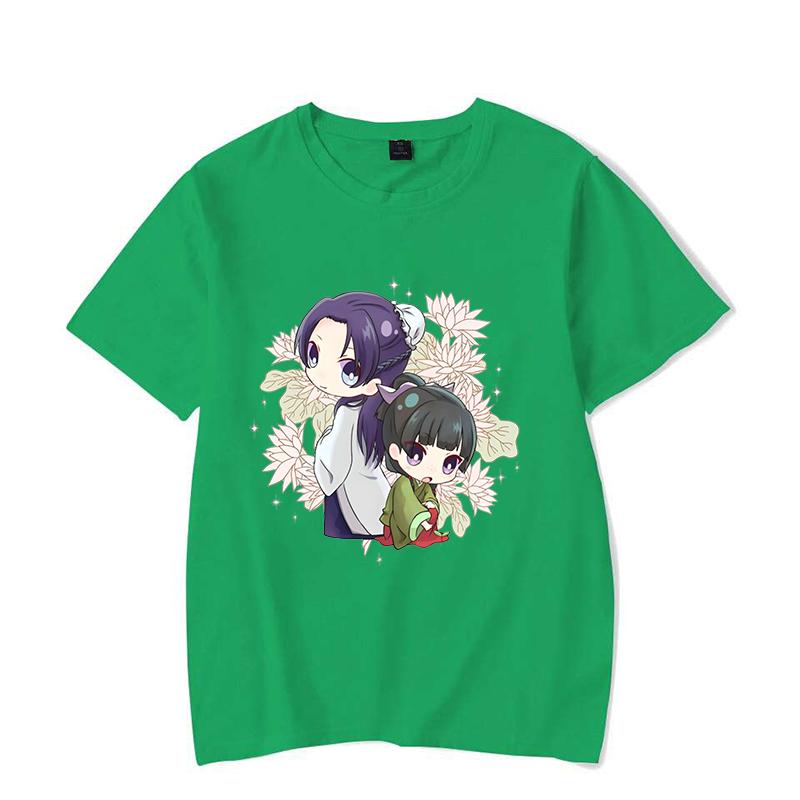 

Новая Мода Аниме Дневники Аптекаря Принтованные Футболки Мужские Женские Летние Повседневные Футболки с Коротким Рукавом Топы с Круглым Вырезом 4XL