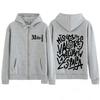 Rapper Milo  J Fashion Graphic Zip Up Hoodie Men Women Vintage Jacket Loose Casual Thick Sweatshirt Fan Gifts