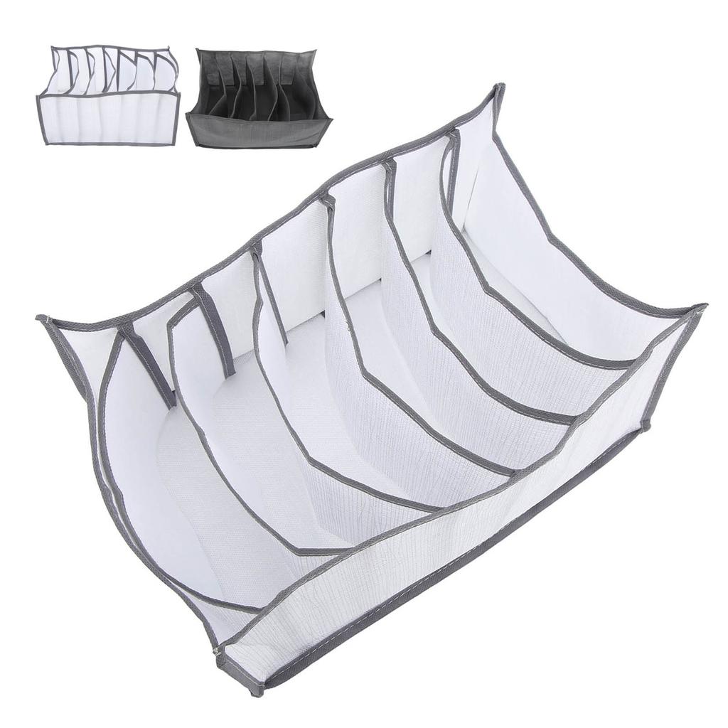 Wardrobe Clothes Organizer 7 Grids Large Capacity Stackable Odorless Fabrics Space Saving Clothes St