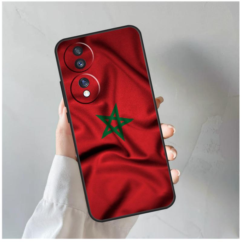 Morocco Moroccan Flag For Honor Magic 7 Lite 6 5 8 Pro Case For Honor X9d X9b X9c X9a X8c X8b 200 400 50 70 Win RT