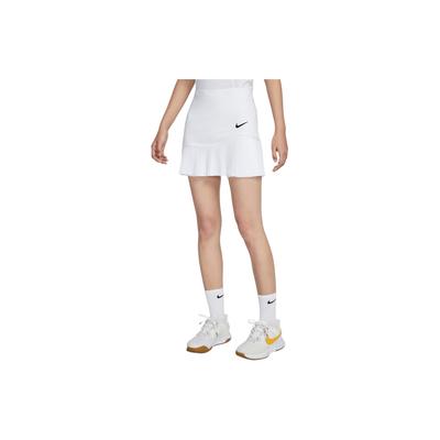 SS24 Dri-Fit Зручна тенісна спідниця з принтом логотипу для швидкого висихання Жіночі спідниці Білий Чорний FD6533-100