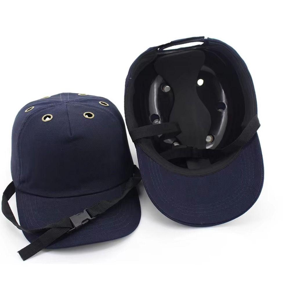 Adjustable Strap Bump Cap for Safety Top 6 Holes Safety Baseball Caps Workplace Safety