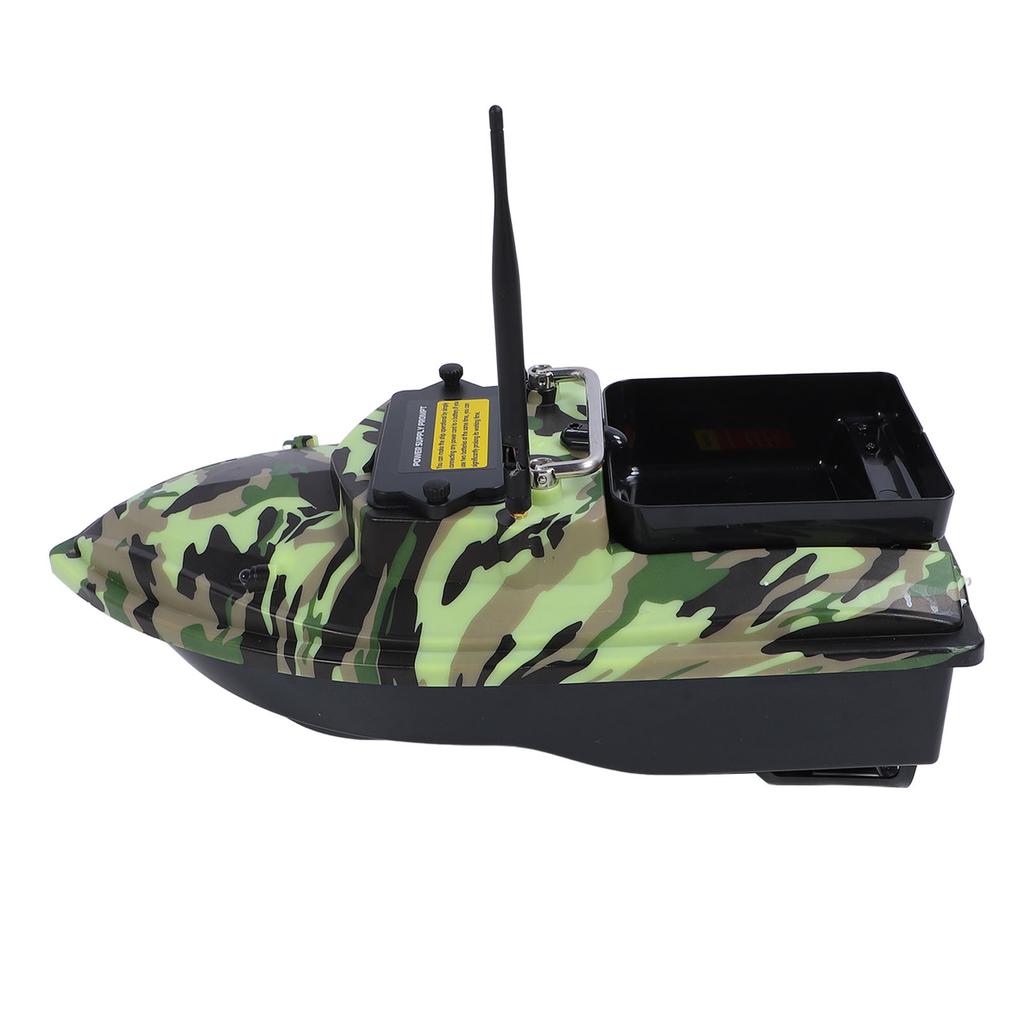 RC Fishing Bait Boat 500m Remote Control Dual Motor Auto Navigation RC Fish Lure Boat with Night
