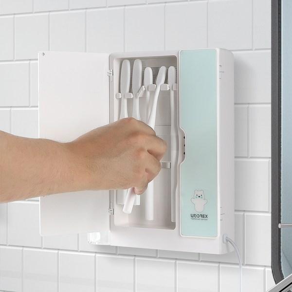 Utorex Polargom Household Toothbrush Dryer Sterilizer UTC-9250W, Aquamint