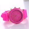Silicone Watch Fashionable and Beautiful Color Jelly Student Sports Women's Watch