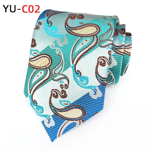 Large Waist Polyester Jacquard Men'S Tie, Wedding Tie