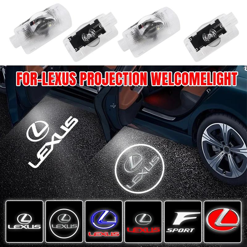 Interior Stickers For Lexus GX470 CT200H IS300H IS200 IS250 RX350 RX GX460 NX200 NX 2X LED Car Door Welcome Ghost Shadow Light B