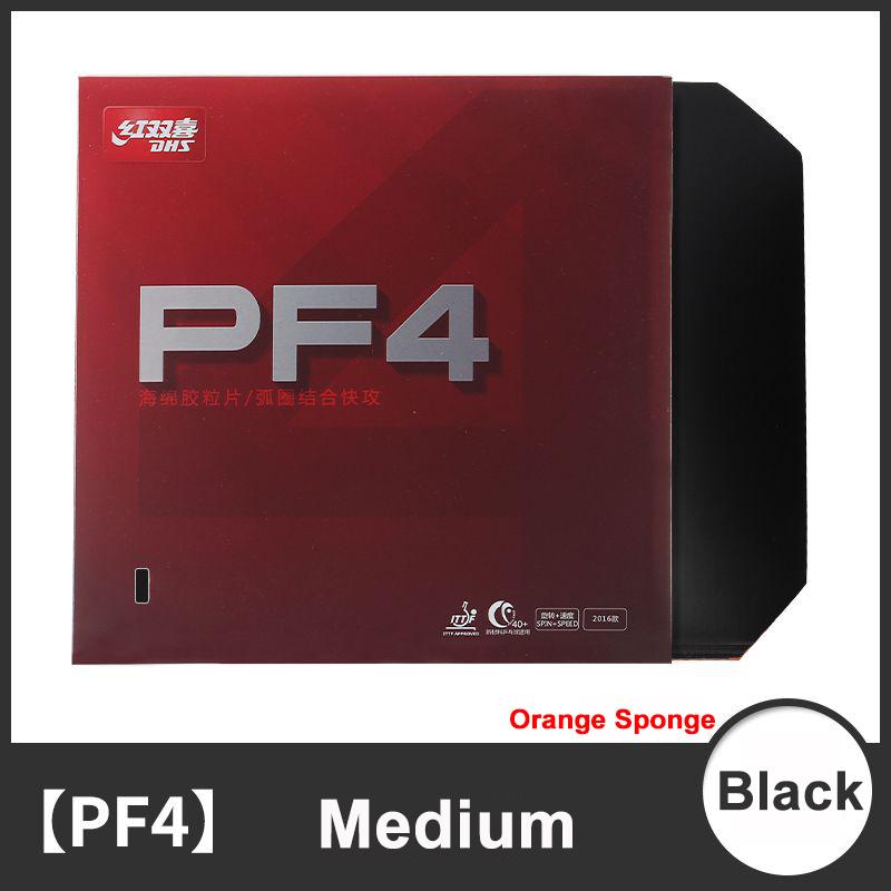 Cauciuc original nou DHS PF4-50 PF4 50 PF4 de tenis de masă cu burete elastic elastic pentru antrenament Cauciuc de masă de ping-pong