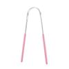1 Pcs Stainless Steel Tongue Scraper U-Shaped Metal Fresh Breath Cleaning Coated Tongue Toothbrush Oral Hygiene Care Tools