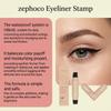 Zephoco Double-Ended Black Liquid Eyeliner Stamp: Smooth, Flawless, Versatile Pigmented Eye Makeup.