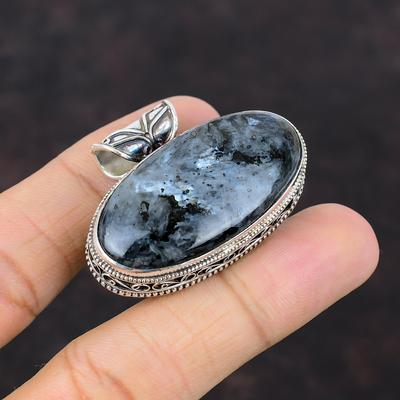 Larvikite Gemstone Pendant 925 Sterling Silver Pendant Latest Design Jewelry Handmade Pendant Amazing Vintage Pendant Special Occasion Gift