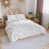 ZOE bedding set 220x200 cm - satin cotton, subtle floral pattern