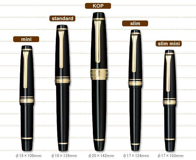Sailor Fountain Pen Professional Gear KOP Demonstrator 21K M-nib