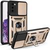 Für Samsung S20 Hülle Galaxy S20 FE Cover Galaxy S20+ Plus Magnetischer Ringhalter Rüstung Handyhülle Schiebefach Kamera Schutz Rückseite Hülle