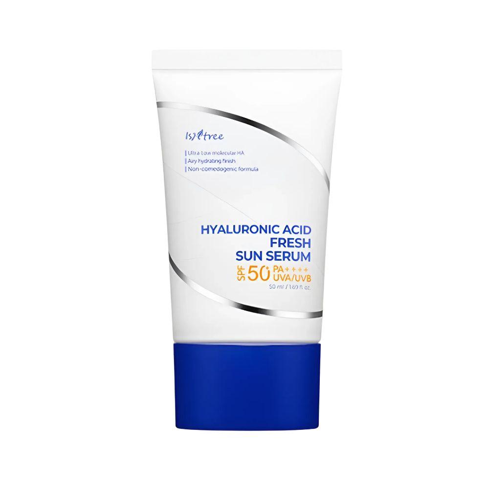 

ISNTREE Hyaluronic Acid Fresh Sun Serum SPF50+ PA++++ 50ml Hydrating Lightweight UV Protection