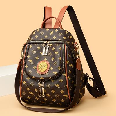 Sac à dos Nouveau motif à la mode grande capacité sac de voyage pour femmes antivol sac à dos décontracté