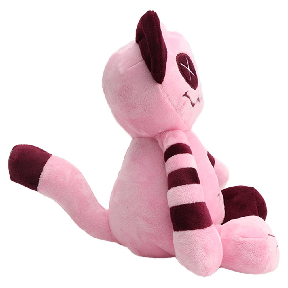 Hallowen Zombie Cat Plush Toys Stuffed Animal Soft Toys Pink Kawaii Pink Fish Cat Cartoon Peripheral Toy Throw Pillow Home Decor