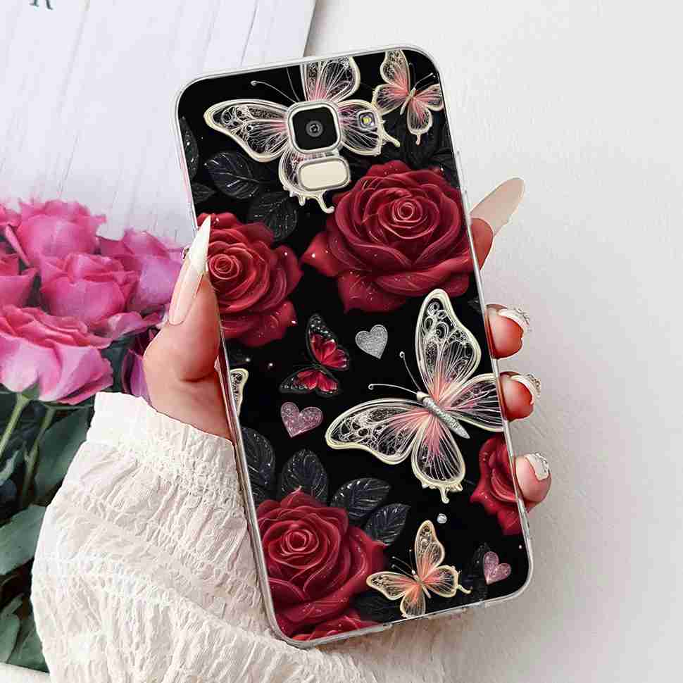 For Samsung Galaxy J6 2018 SM-J600F Case Popular Love Cool Tiger Soft Silicone TPU Cover For Samsung j6 J6 2018 Phone Shell Bag
