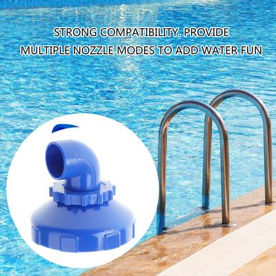 Adjustable Pool Jet Nozzle 360 Degree Rotating Swimming Pool Flow Inlet Fitting Pool Inlet Fittings ABS Texture for Pool