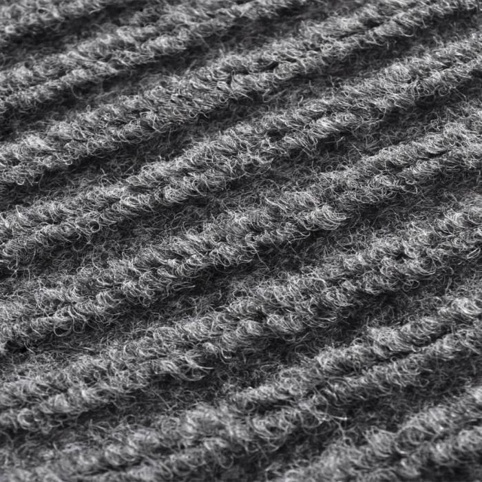 VidaXL Tapis d'entrée PVC Gris 120 x 180 cm