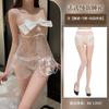 Sex Underwear Mesh Transparent Sexy Temptation Suspender Bow Sexy Suit Abstinence