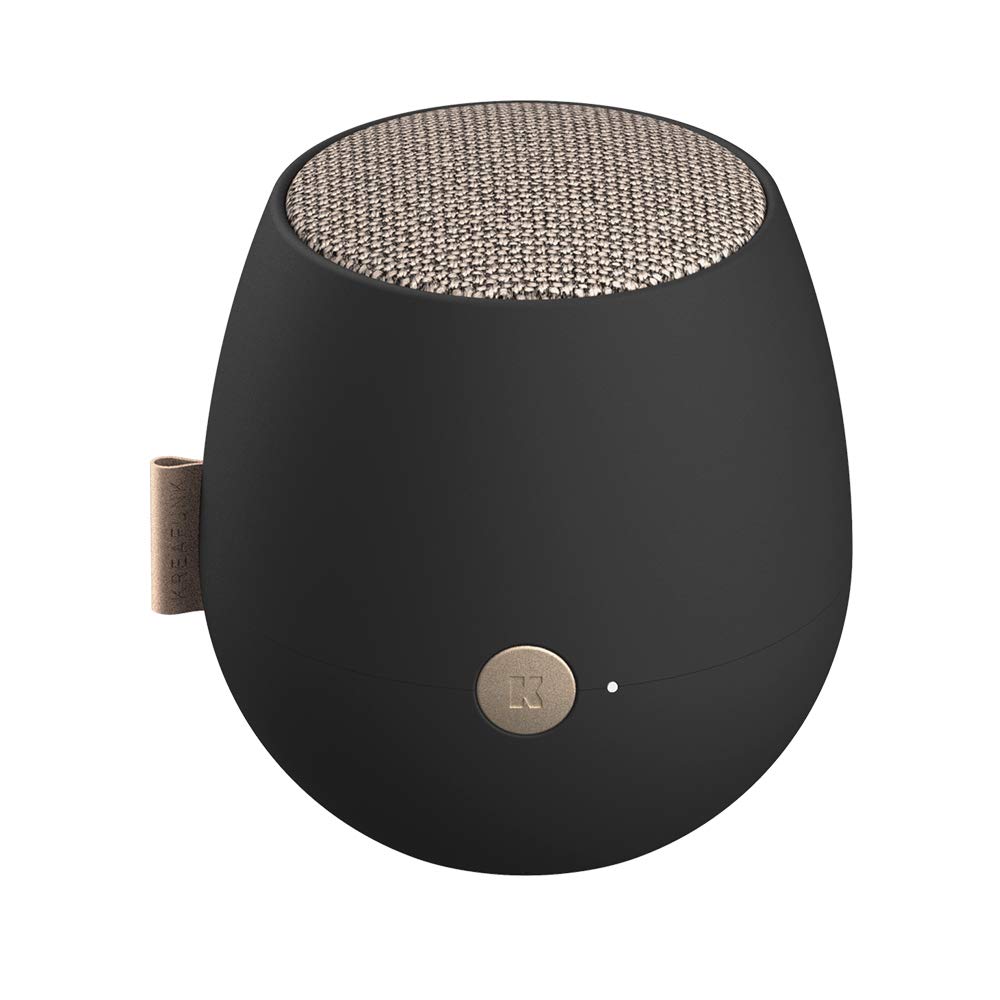 

KREAFUNK aJAZZ Qi Wireless Portable Speaker IPX5 Level Waterproof Design TWS 2 devices can be connected simultaneously Charging SDGs Black чорний