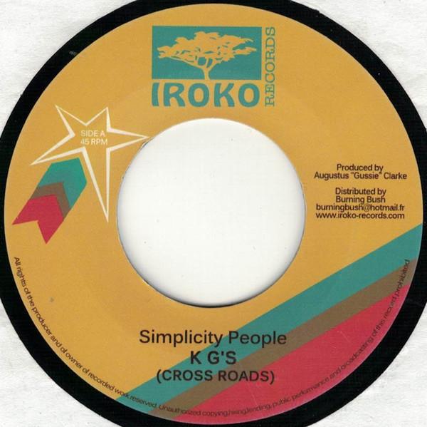 

Пластинка 7 дюймов SIMPLICITY PEOPLE K GS BB25 Iroko Records 2013 Франция Регги Ска Даб Б/у
