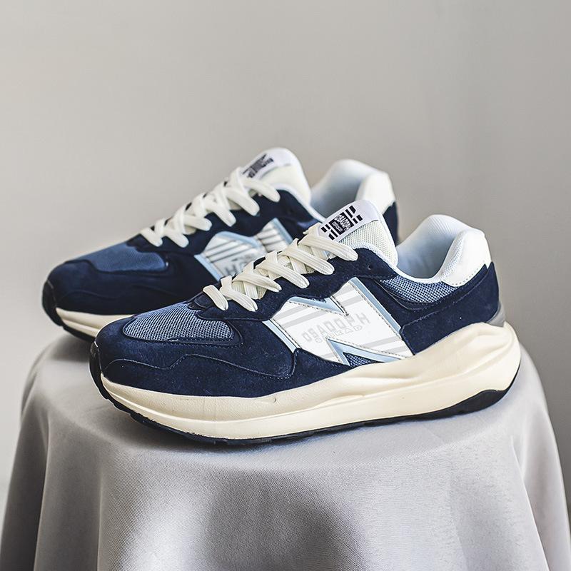 

Yuan Ancestor Grey Spring and Autumn Cool Run N-word Men s Shoes Sports and Casual Shoes Platform Dad Shoes Trend 45