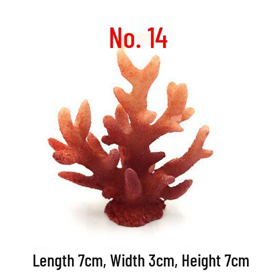 Aquarium Simulation Coral Flower and Starfish Set