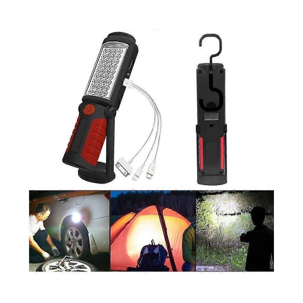 Inspection Light Rechargeable LED Light, Rechargeable LED Work Light, with Magnetic LED Torch Light Inspection Light
