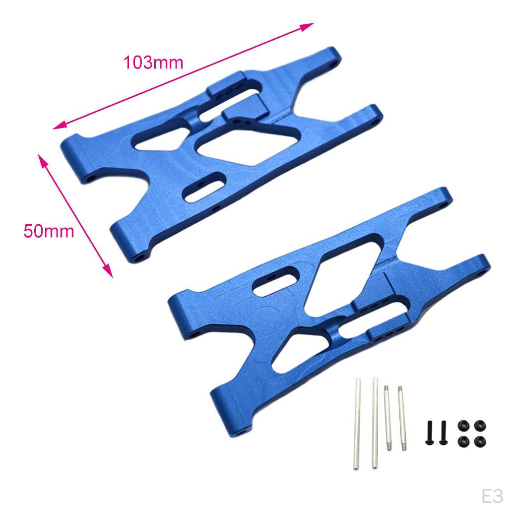 2 Pieces Aluminum Rear Suspensions for Lasernut U4 1:10 RC Car Accessories Spare Parts