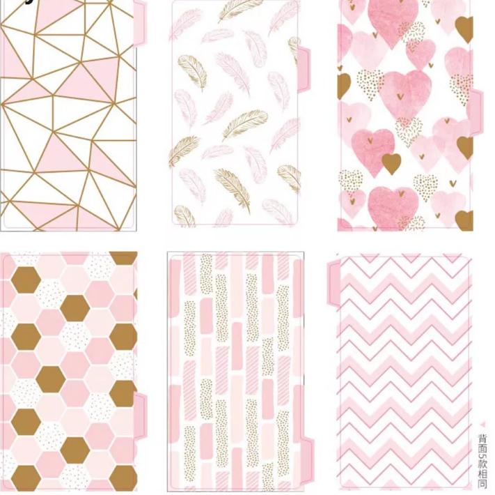 New 2026 A6/A5 Macaroon Laser Color PU Leather DIY Binder Notebook Cover Diary Agenda Planner Paper Cover School Stationery