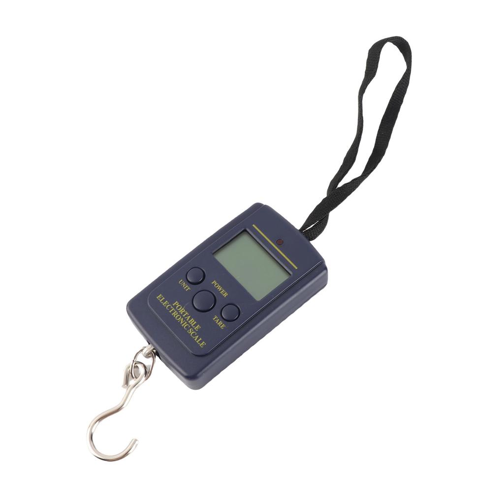 Large LCD Display Electronic Suspension Scale, 40Kg/10g Capacity Portable with Hook for Luggage