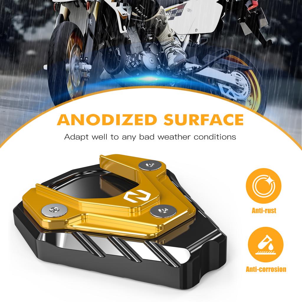 NICECNC For Suzuki DRZ400SM 2005-2024 DRZ400S 2000-2024 2023 DR-Z 400S 400SM 400 S SM Kickstand Kick Side Stand Pad Extension