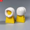 MOC Blocks White Down Cap Hat Headgear Ideal For 4cm Figure Wear Artificial leather Cape Soldier Cloak Learning Construction Bricks Toy