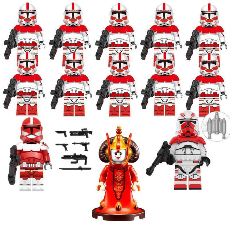 Cross-Compatible LEGO Star Wars Shock Trooper Commander Building Block Figure
