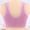 Women's Front Button Bra Without Steel Ring Gathered Thin Cup Four-Breasted Underwear