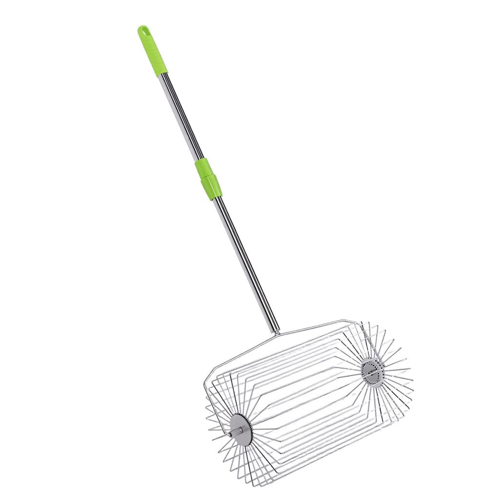 Tennis   Collector Roller Quick Rolling Picker Stainless Steel Multifunction Fruit Collector Garden Tool