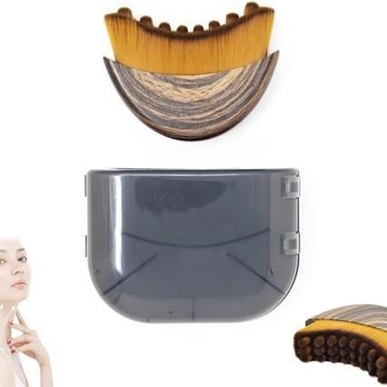

New Lymphatic Drainage Brush Face Contour Massage Brush for Eye Neck Body Crescent Shape 2#