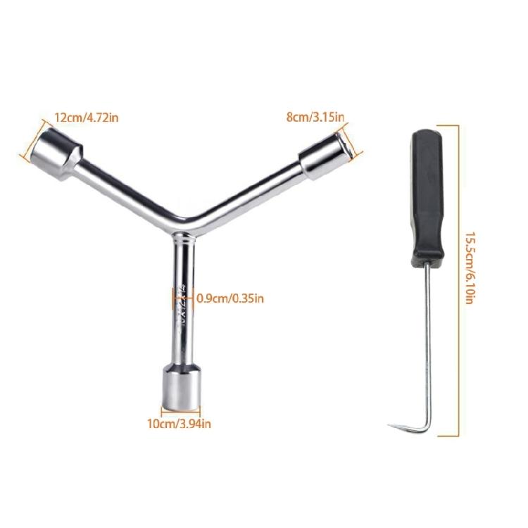 Waschmaschinen Schrauben Demontage Spezialwerkzeug Zughaken Innerer Pulsator Reparatur Steckschlüsselwerkzeug Manuell