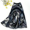 Round Versatile Three-Layer Mesh Pleated Long Skirt for Women - 6-Meter Wide Hem, 2026 Spring/Summer Collection