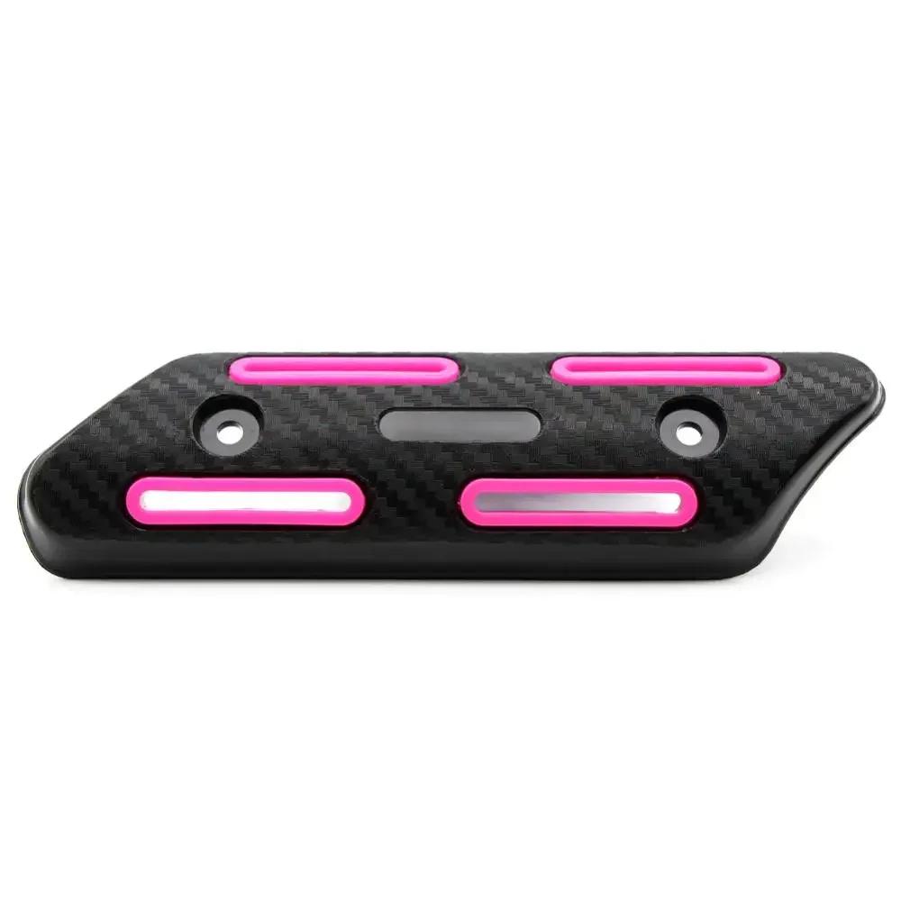 Universal 1Pc Colorful Off-road Motorcycle Exhaust Silencer Tube Heat Shield Protector Protection Pit Cover Tube Accessories