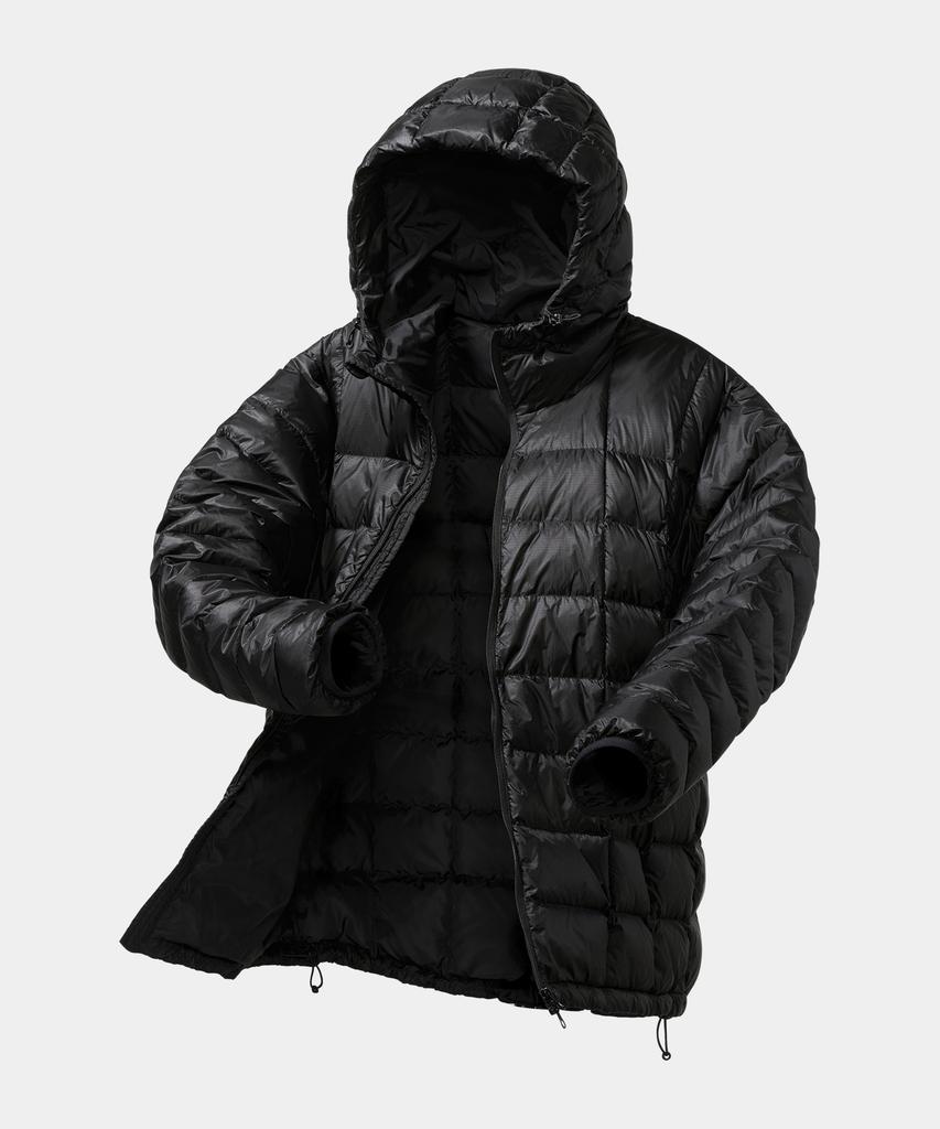 Lettercomo Piece Shell Light Down Liner Padded Black